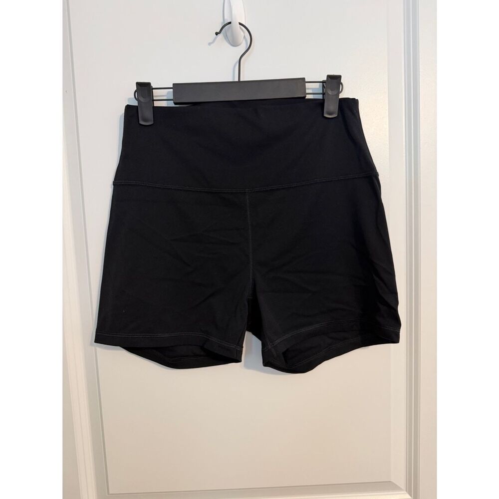 CRZ YOGA Black High-Rise Athletic Shorts